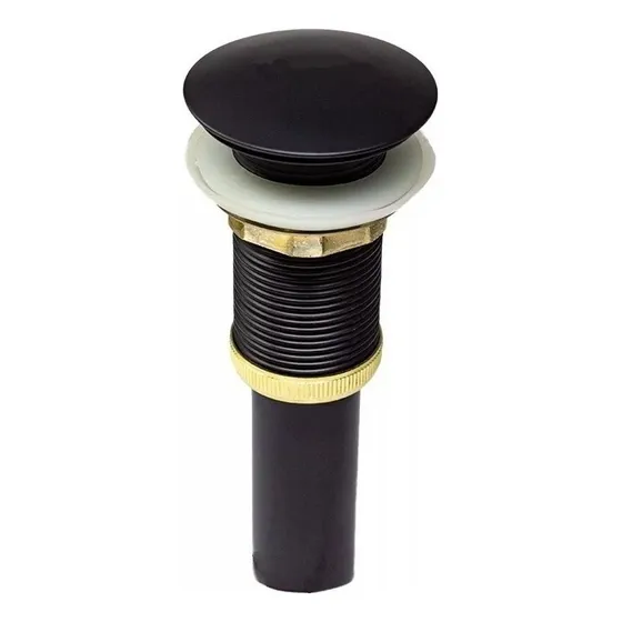 Contra Para Lavabo De Baño Push Maxims P04-b Color Negro