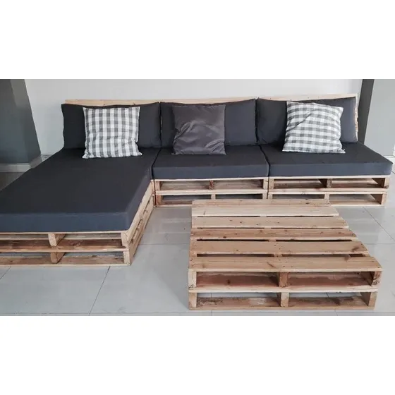 Capas De Almofadas Para Assento E Encosto Sofá De Pallets 