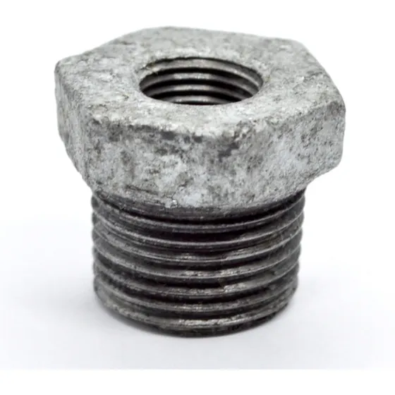 Reducción Bushing Galvanizado 2 X 1 1/4 C/4 Piezas