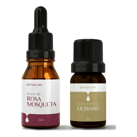Kit Clareador Óleo Rosa Mosqueta + Olíbano - Botanicare