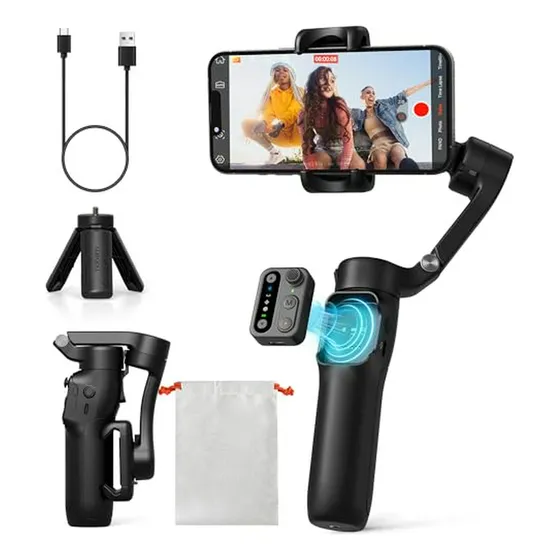 Estabilizador De Teléfono Hohem Isteady X3 Se: Control Remot
