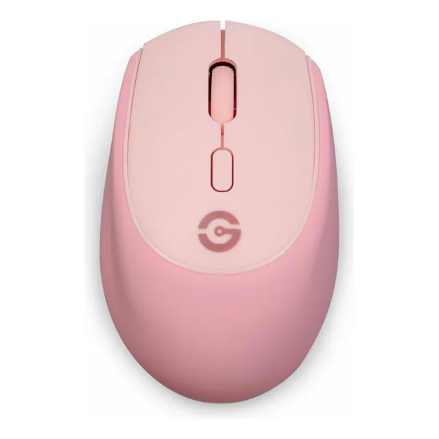 Mouse Getttech Óptico, Inalámbrico, Usb, Dpi 800/1200/1600, Con Gel De Silicon, 3 Botones, Para Windows,Mac GAC-24404P
