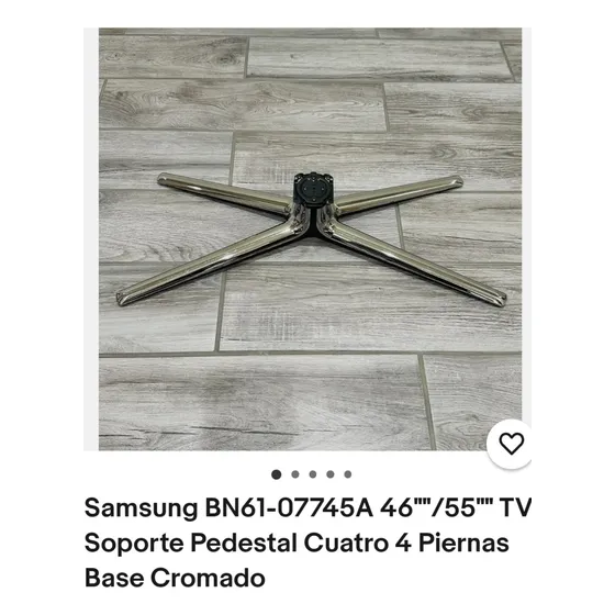 Base Cromada Para Samsung 46  A 55 