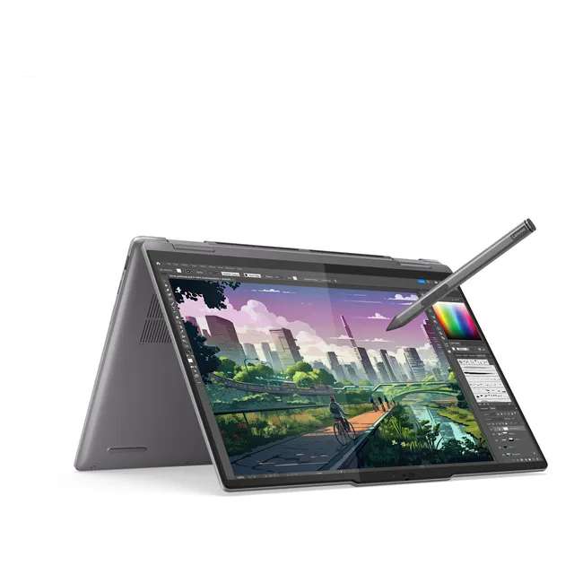Notebook Lenovo Yoga 7 2-in-1 14AHP9 AMD Ryzen 5 8640HS 16 GB LPDDR5x-SDRAM 512 GB SSD 35,6 cm (14) Pantalla táctil WUXGA Wi-Fi 6E (802.11ax) Teclado Español retroiluminado Windows 11 Home