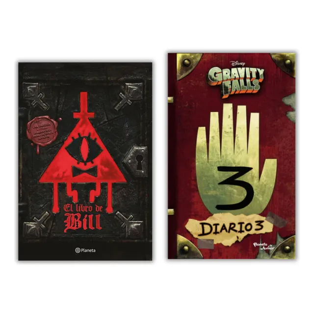 Gravity Falls Diario 3 + Libro Bill - 2 Libros Bol Y Gde