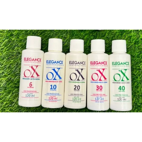 Elegance Agua Oxigenada De 6v 10v 20v 30v 40v 120ml