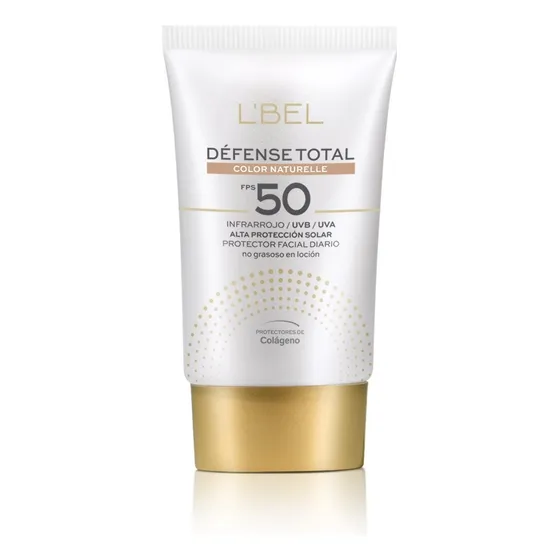Protector Solar Facial 50fps Lbel Color Naturelle 30ml