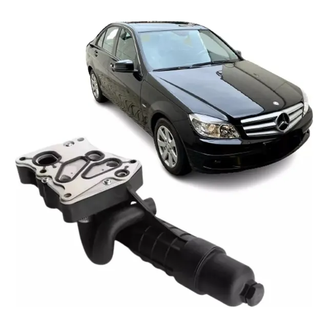 Base Filtro Enfriador Aceite Para Mercedes Benz C200 250 Cgi