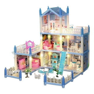 Casa De Muñecas Barbie Con Adhesivo Completo De Mdf Para Mue Casa De Muñecas Barbie Con Adhesivo Completo De Mdf Para Mue
