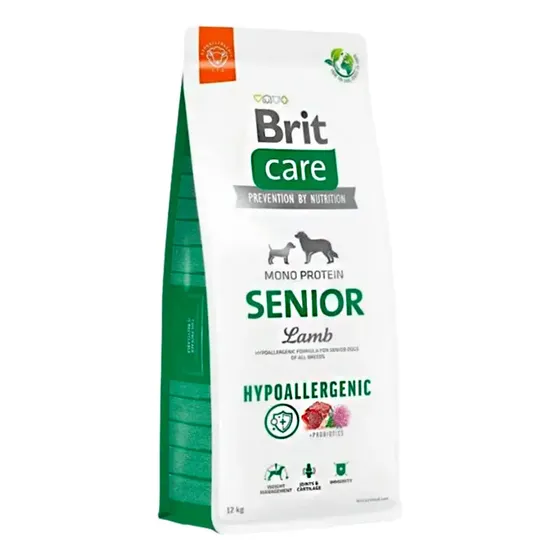 Alimento Seco Brit Care Perro Senior Hipoalergénico Cordero 12 Kg | Cuotas sin interés