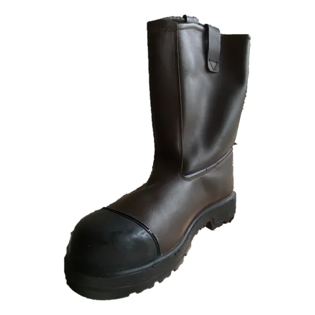Botas De Seguridad Bloundstone Media Caña De Cuero