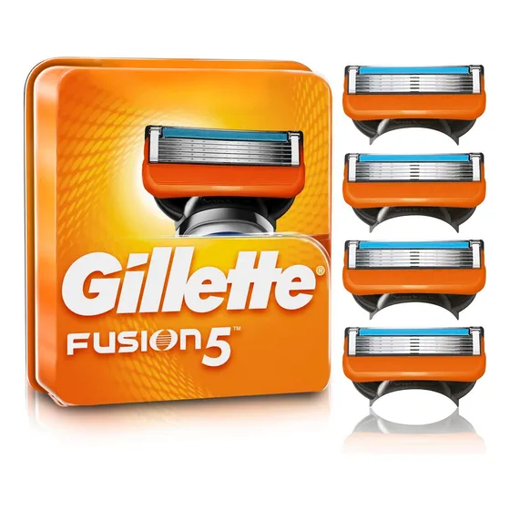 Carga Refil Lâmina Gillette Fusion 5 - 4 Cartuchos Fusion5