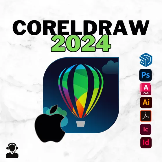 Corel Draw 2024  Para Mac - Programa Completo
