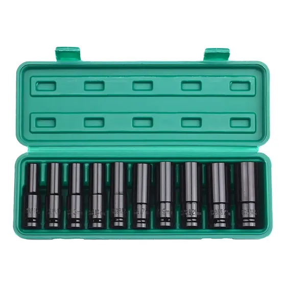Juego De Dados Largos De Impacto 8-24 Mm 10 Piezas Vida Buenas | Cuotas sin interés