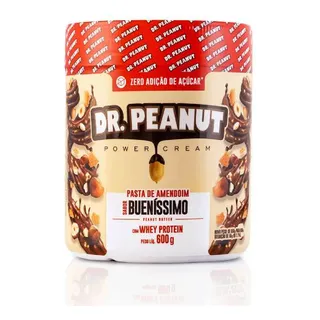 Pasta De Amendoim Com Whey Protein BuenĂssimo 600g Dr. Peanut Pasta De Amendoim Com Whey Protein BuenĂssimo 600g Dr. Peanut