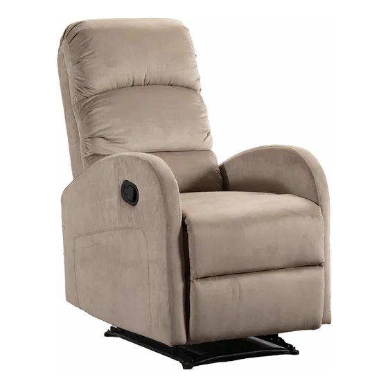 Silla Tela Ajustable Para Cine Casa Color Beige