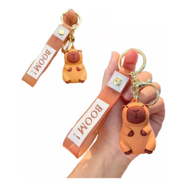 Llavero Colgante Capibara Chiguiro Carpincho Capybara Kawaii