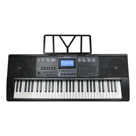 Teclado Musical Bravo Bp550 61 Teclas Sensitivas Usb Midi Cor Preto 127/220v