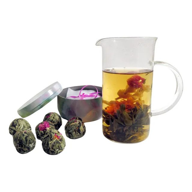 Blooming Tea, Té Floral, Té Artístico (6 Unidades)