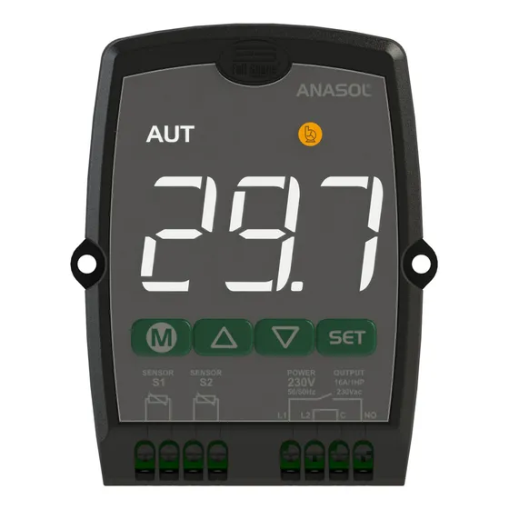 Termostato Digital Solar - New Anasol Digital Full Gauge (i)