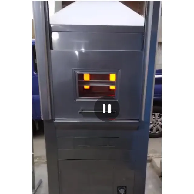 Horno Pollero A Gas 12 Pollos En Acero Inox