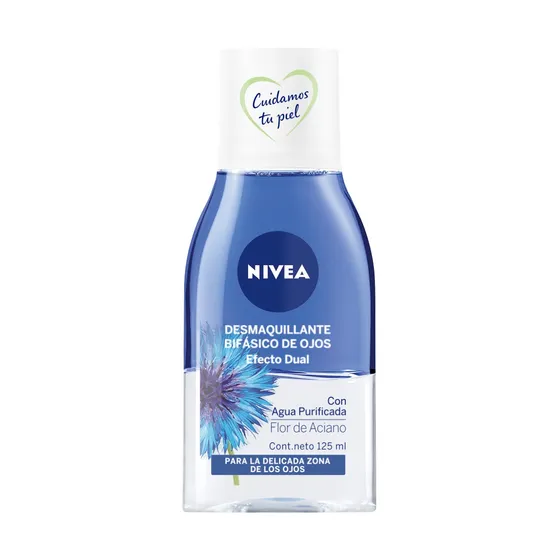 Desmaquillante bifásico Nivea Efecto Dual por unidad - volumen de la unidad de 125mL