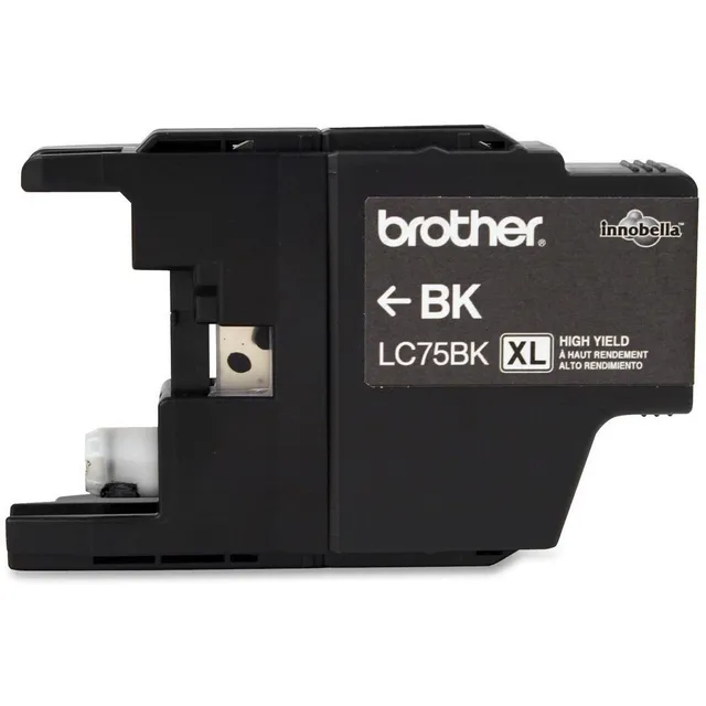 Cartucho Negro Brother Lc75bk 600 Pag. Mfcj5910dw/mfcj65 /vc