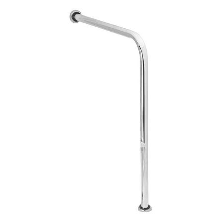 Barra De Apoio Segurança Para Sanitário Em L 80x80cm Plus Barra De Apoio Segurança Para Sanitário Em L 80x80cm Plus