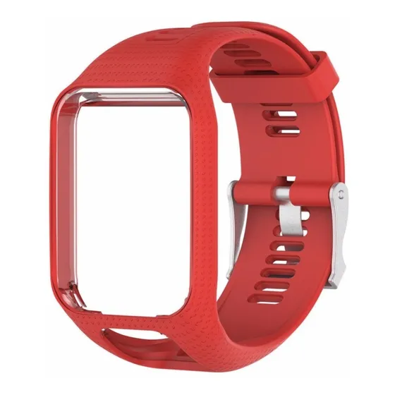 Pulseira Relogio Tomtom Tom Spark 2 3 Runner 2 3 Vermelha