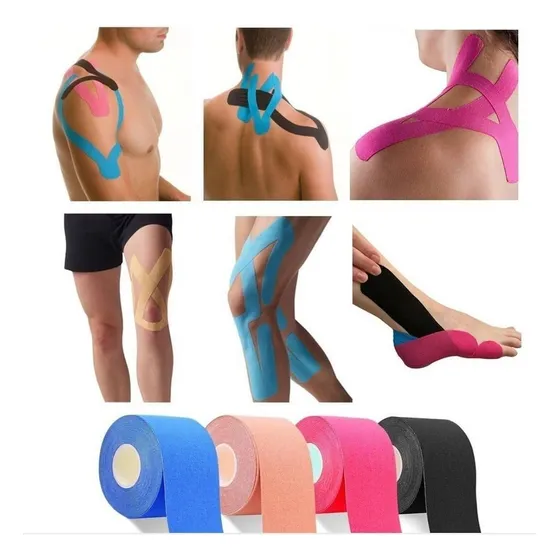 Cinta Kinesiológica 5 Metros Neuromuscular Elasticado Tape