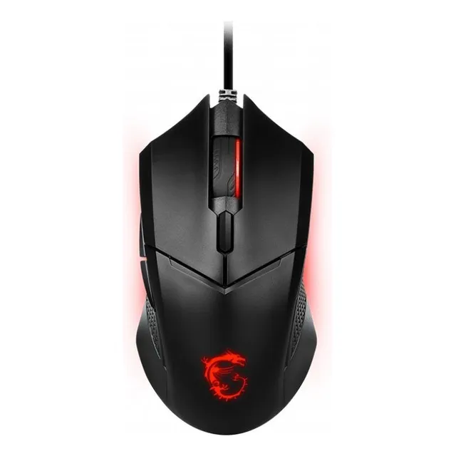 Mouse gamer de juego MSIGM Clutch GM08 black