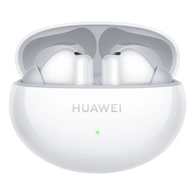 Auricular Inalámbrico Bluetooth Huawei Freebuds 6i con Cancelación de Ruido 27dB, 35 Horas de Batería, Hi Res Audio, IP54, ANC Dinámico Inteligente, Compatible con iOS y Android, Blanco Mármol