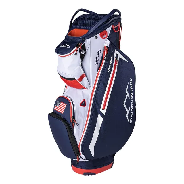 Bolso Carrito Sun Mountain Maverick '24 Azul Marino Blanco