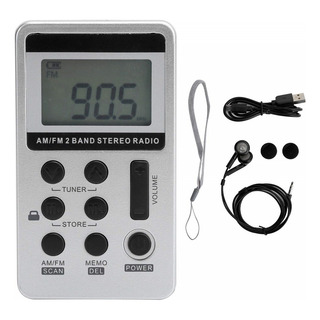 Radio Digital Bolsillo Am/fm Portátil Doble Banda Audio Usb Radio Digital Bolsillo Am/fm Portátil Doble Banda Audio Usb
