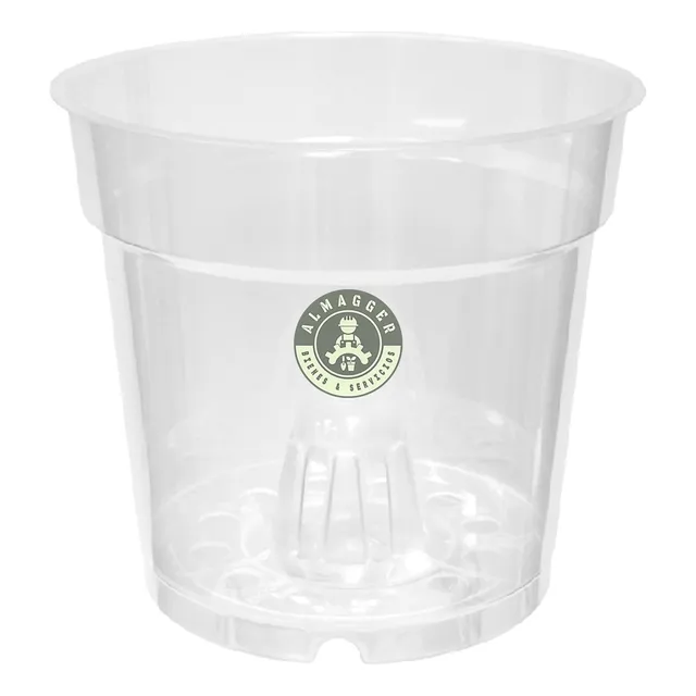 Maceta Para Orquídea Transparente Nro 15 (x Docena)