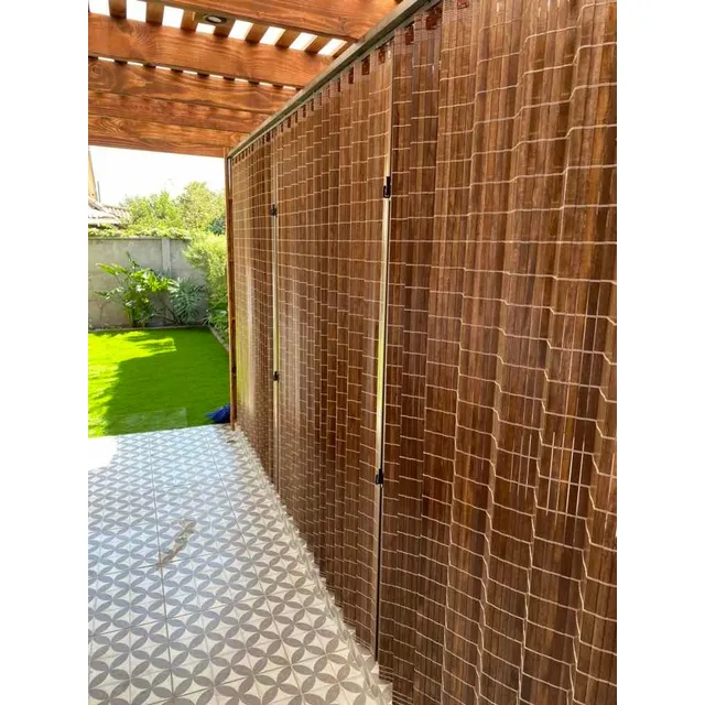 Cortinas De Madera Tipo Hangaroa Somos Fabricantes Terrazas