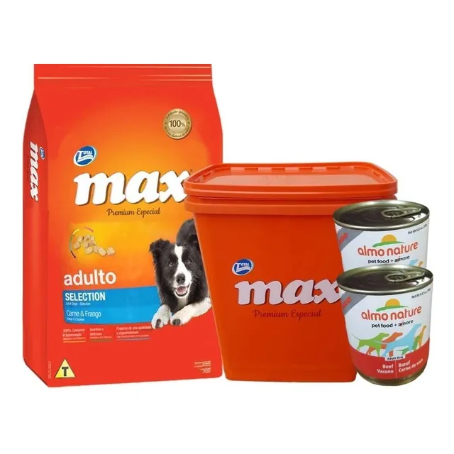 Max Selection 20kg + Contenedor + 2 Pate + 6 Pagos