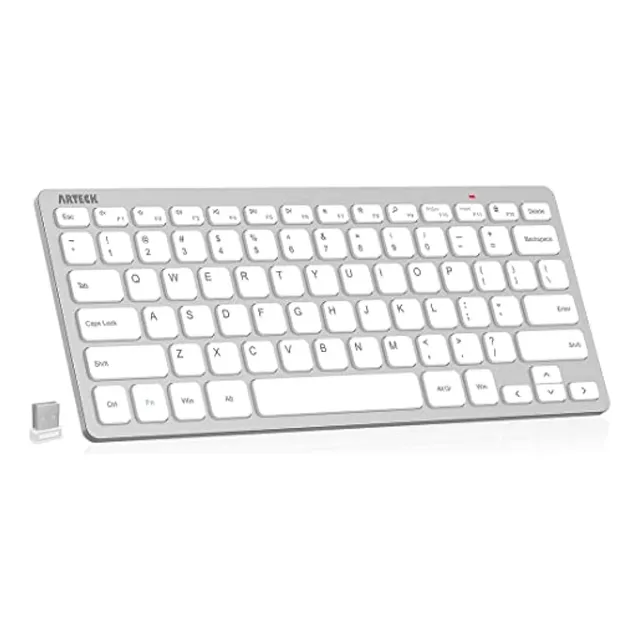 Arteck Teclado Inalámbrico 2.4g Ultra Delgado Y