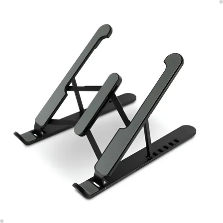 Apoiador Notebook Suporte Mesa Durável Moderno Envio Rápido Preto