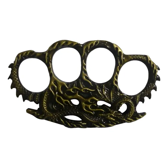 Manoplas Para Defensa Personal Diseño Drágon -  Metal 