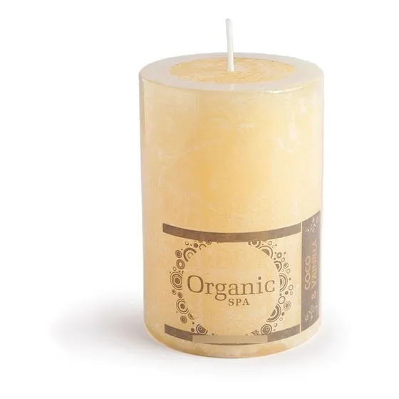 Vela Aromática 6x10 Coco Vainilla Organic Spa