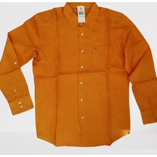 Camisa Manga Larga De Lino Para Caballeros Quiksilver