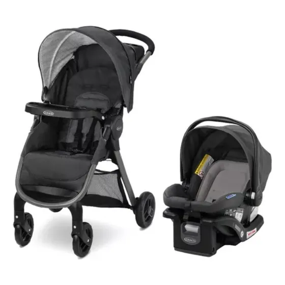 Cochecitos Bebes Graco Fast Action Con Huevito Y Base Latch