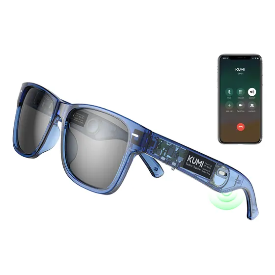 Kumi Meta V1 Lentes Inteligentes De Sol Llamada Bluetooth Ai