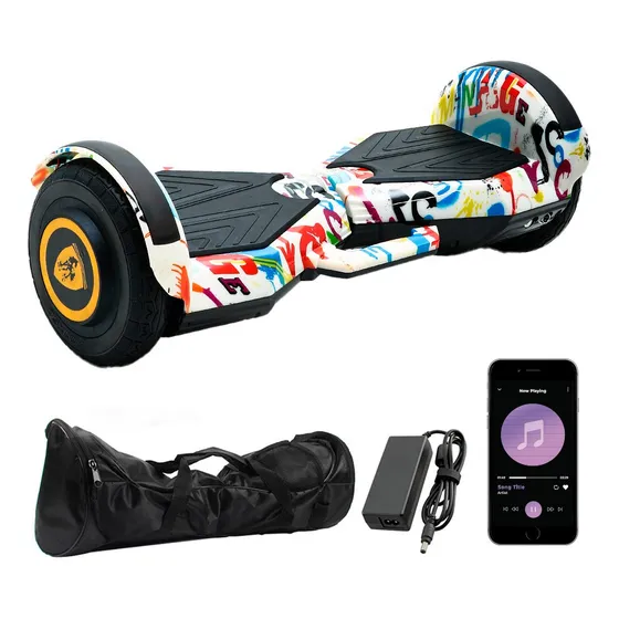 Monopatin Eléctrico Hoverboard Gadnic 20kmh 100kg Max