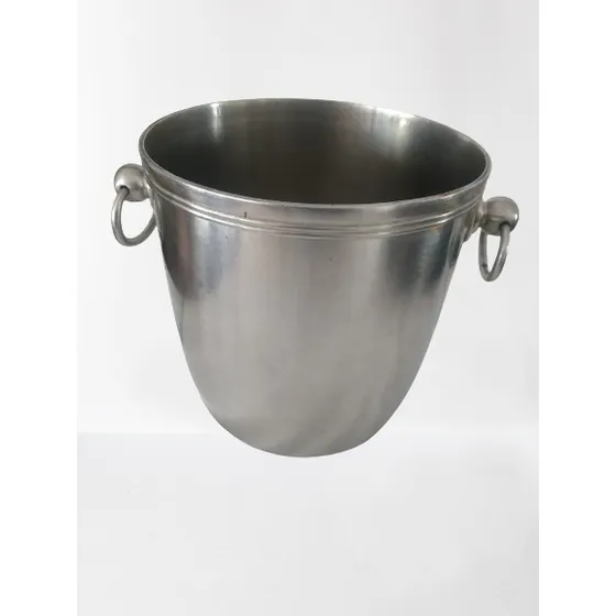 Hielera Con Franjas Y Asas De Argolla 19,5x19 Yukiwa Acero I