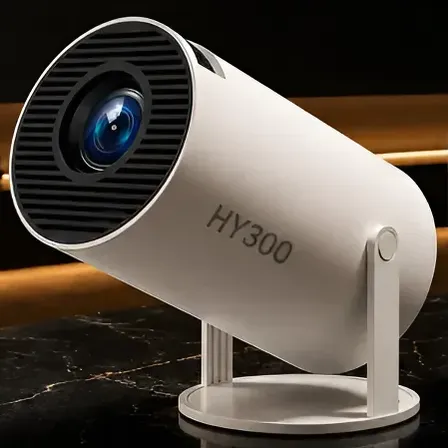 Projetor Portátil 4k Hd Android 11.0 Smart Wifi 5g Bluetooth Branco Hy300 127/220v
