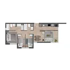 3 dormitorios  |  2 baños