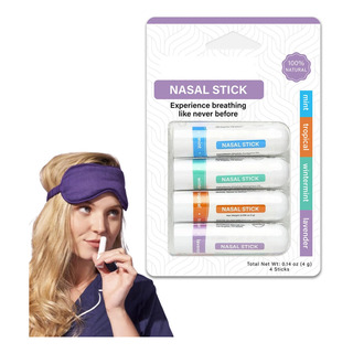 4 Pcs Nasal Stick, Portable Nasal Inhaler, Menthol Inhaler 4 Pcs Nasal Stick, Portable Nasal Inhaler, Menthol Inhaler