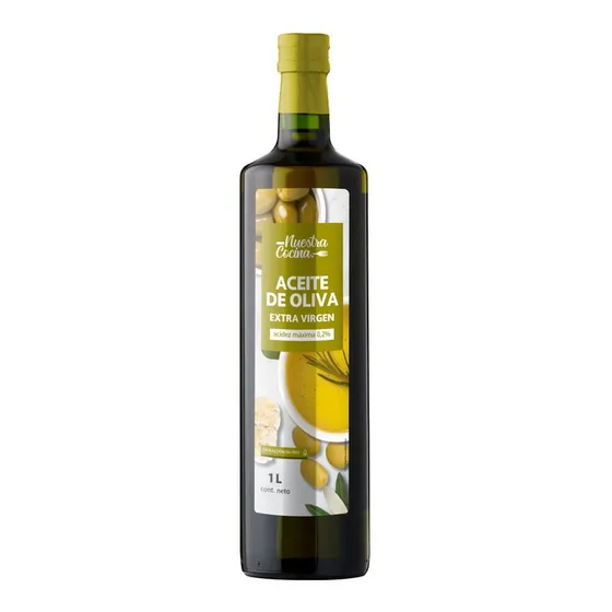 Aceite De Oliva Nuestra Cocina Extra Virgen 1 L